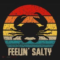 Feelin Salty Maryland Crab Sunset Graphic Women's Hoodie thumb 2