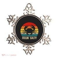 Feelin Salty Maryland Crab Sunset Graphic Ornament thumb 0