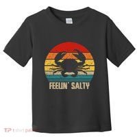 Feelin Salty Maryland Crab Sunset Graphic Toddler T-Shirt thumb 0
