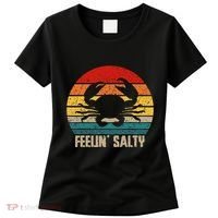 Feelin Salty Maryland Crab Sunset Graphic Women's T-Shirt thumb 0