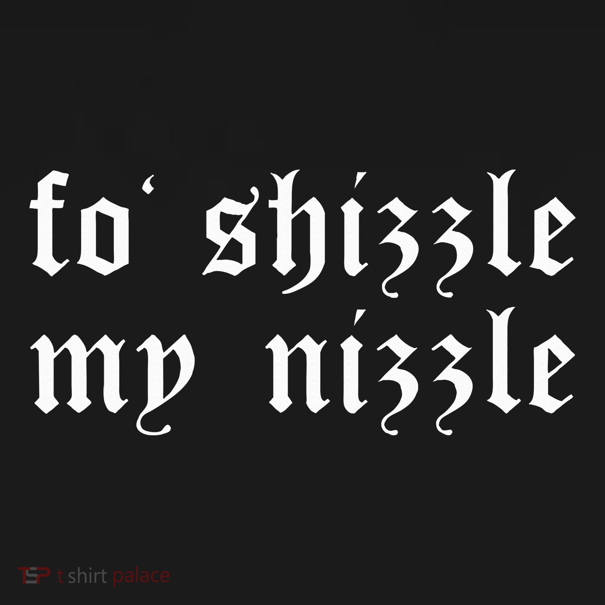 Fo Shizzle My Nizzle Funny Novelty Gangster Rap Ornament