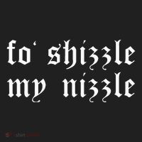 Fo Shizzle My Nizzle Funny Novelty Gangster Rap Hat thumb 2
