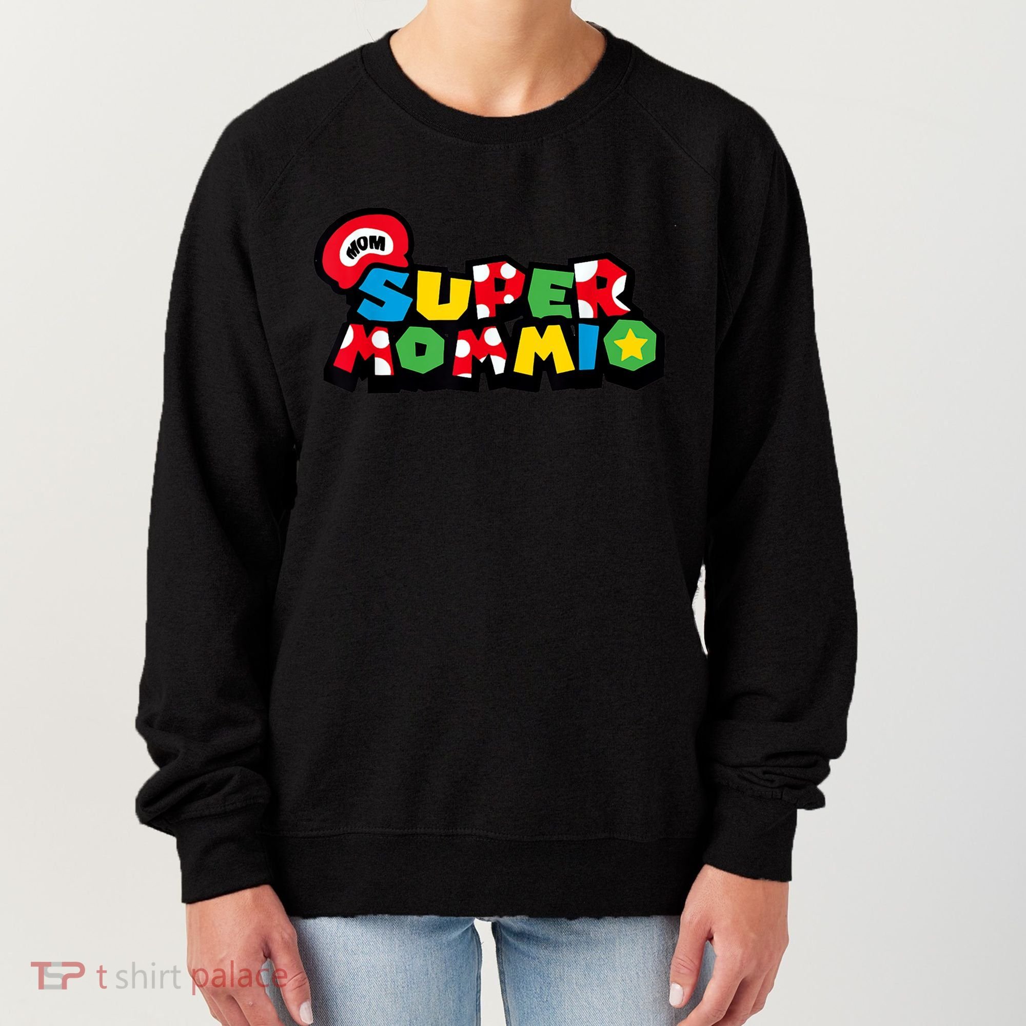 Funny Super Mommio Mother's Day Gamer Women's Sweatshirt