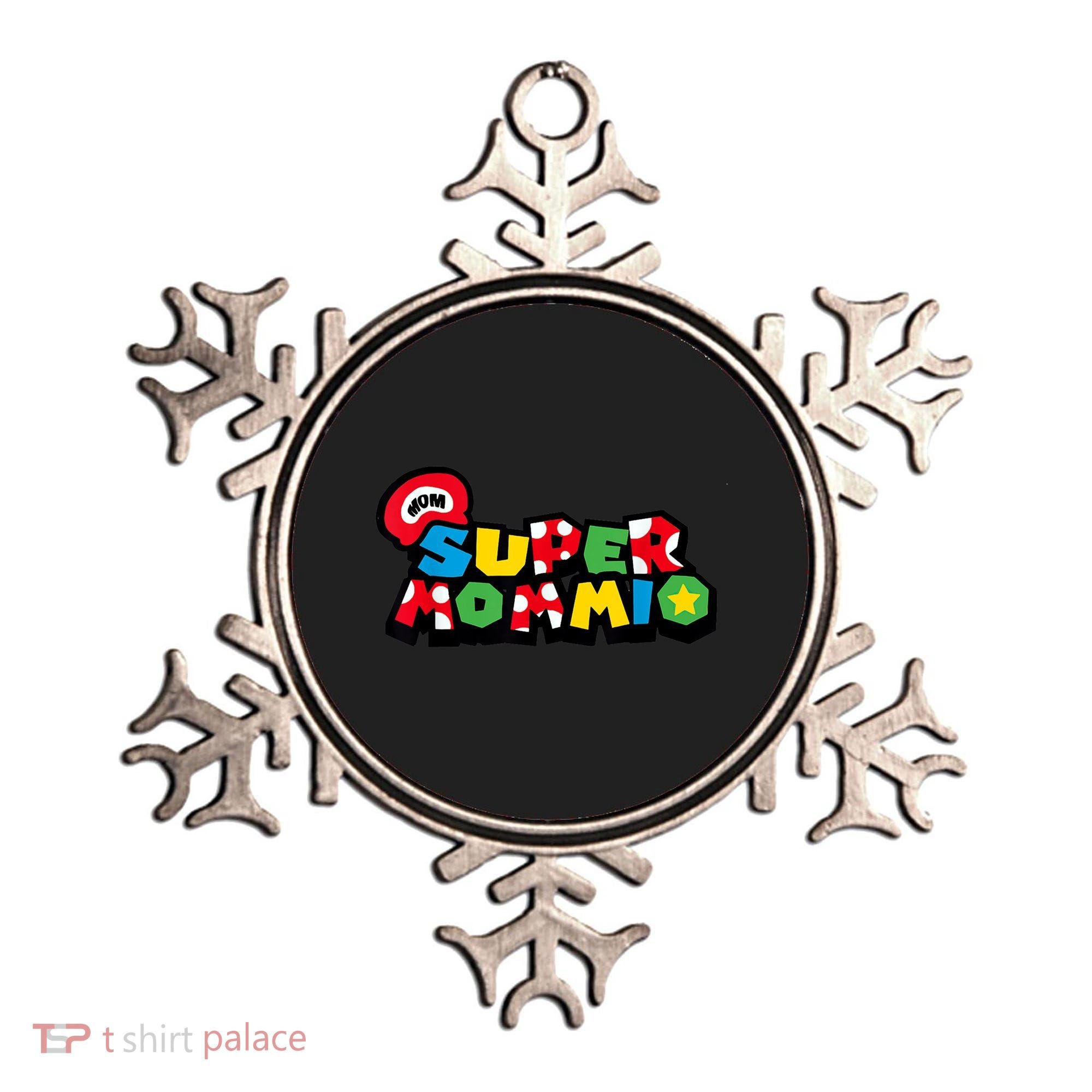Funny Super Mommio Mother's Day Gamer Ornament