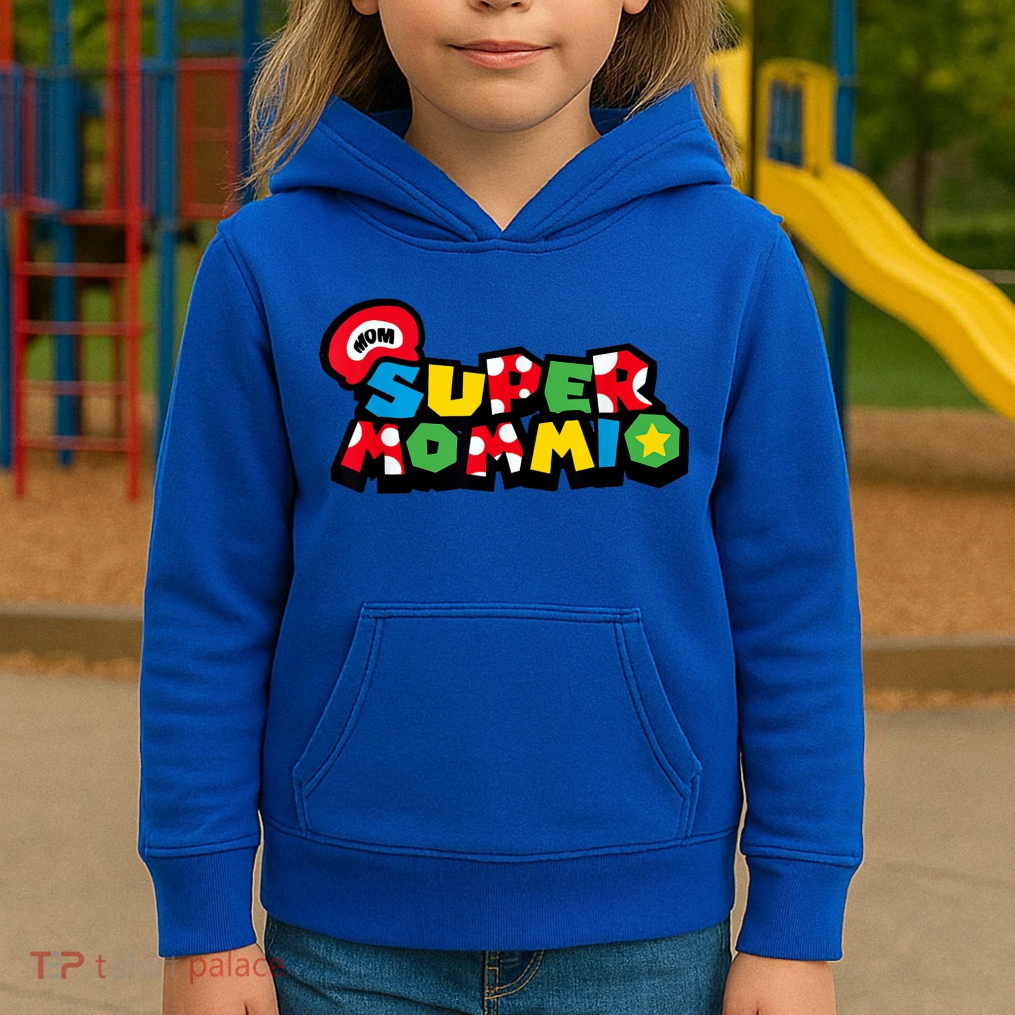 Funny Super Mommio Mother's Day Gamer Kids Hoodie