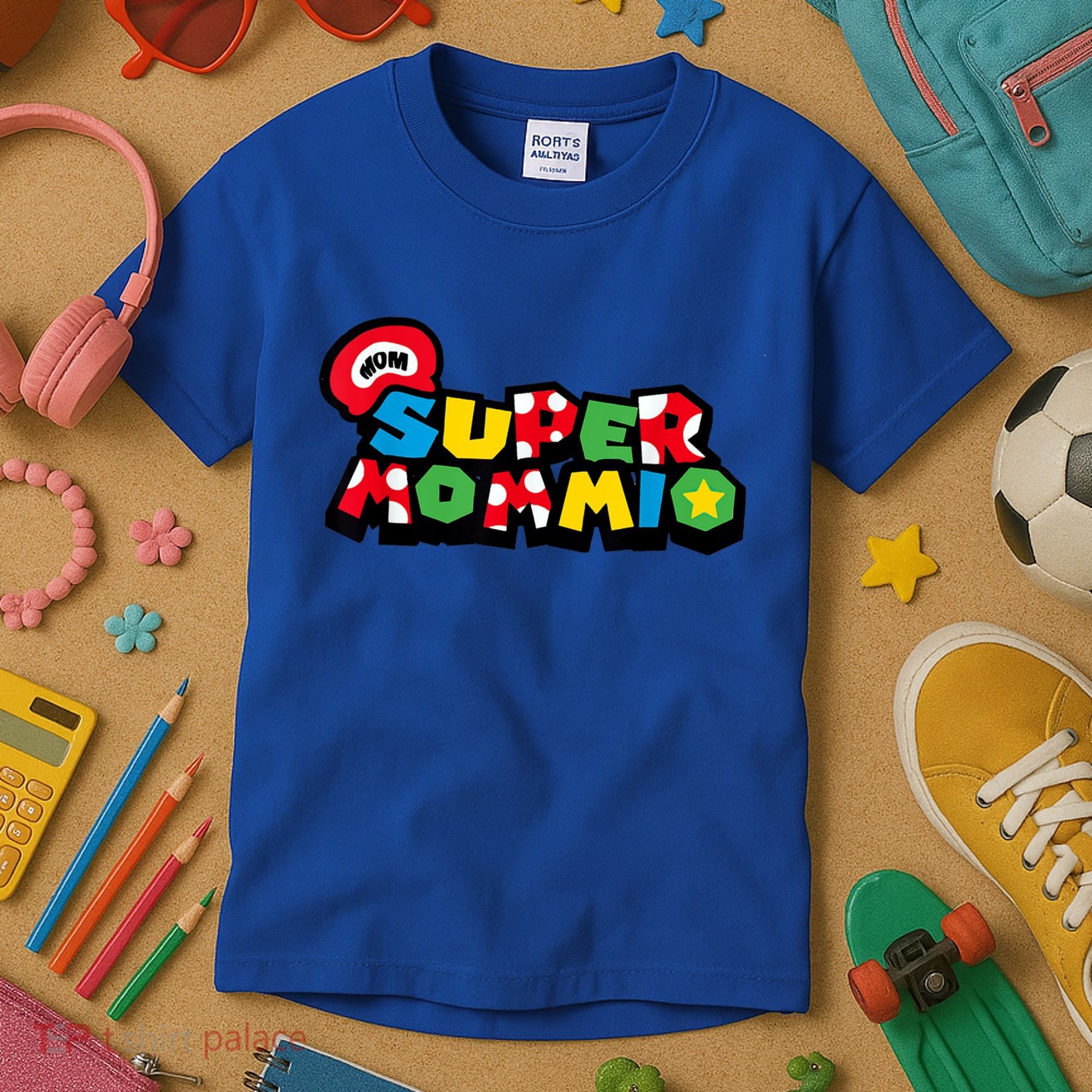 Funny Super Mommio Mother's Day Gamer Kids T-Shirt