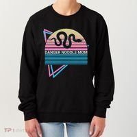 Funny Snake Mom Meme Danger Noodle Mom Women's Sweatshirt thumb 0