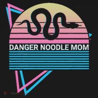 Funny Snake Mom Meme Danger Noodle Mom USA-Made Doggie Bandana thumb 2