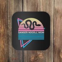 Funny Snake Mom Meme Danger Noodle Mom Coaster thumb 0