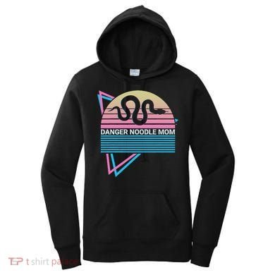 Funny Snake Mom Meme Danger Noodle Mom Women's Hoodie