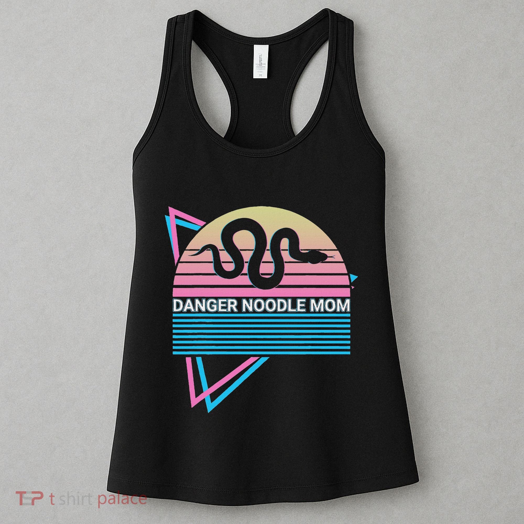 Funny Snake Mom Meme Danger Noodle Mom Women's Tank Top