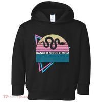 Funny Snake Mom Meme Danger Noodle Mom Toddler Hoodie thumb 0