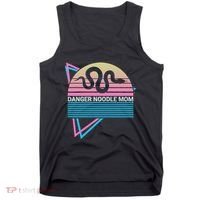 Funny Snake Mom Meme Danger Noodle Mom Tank Top thumb 0