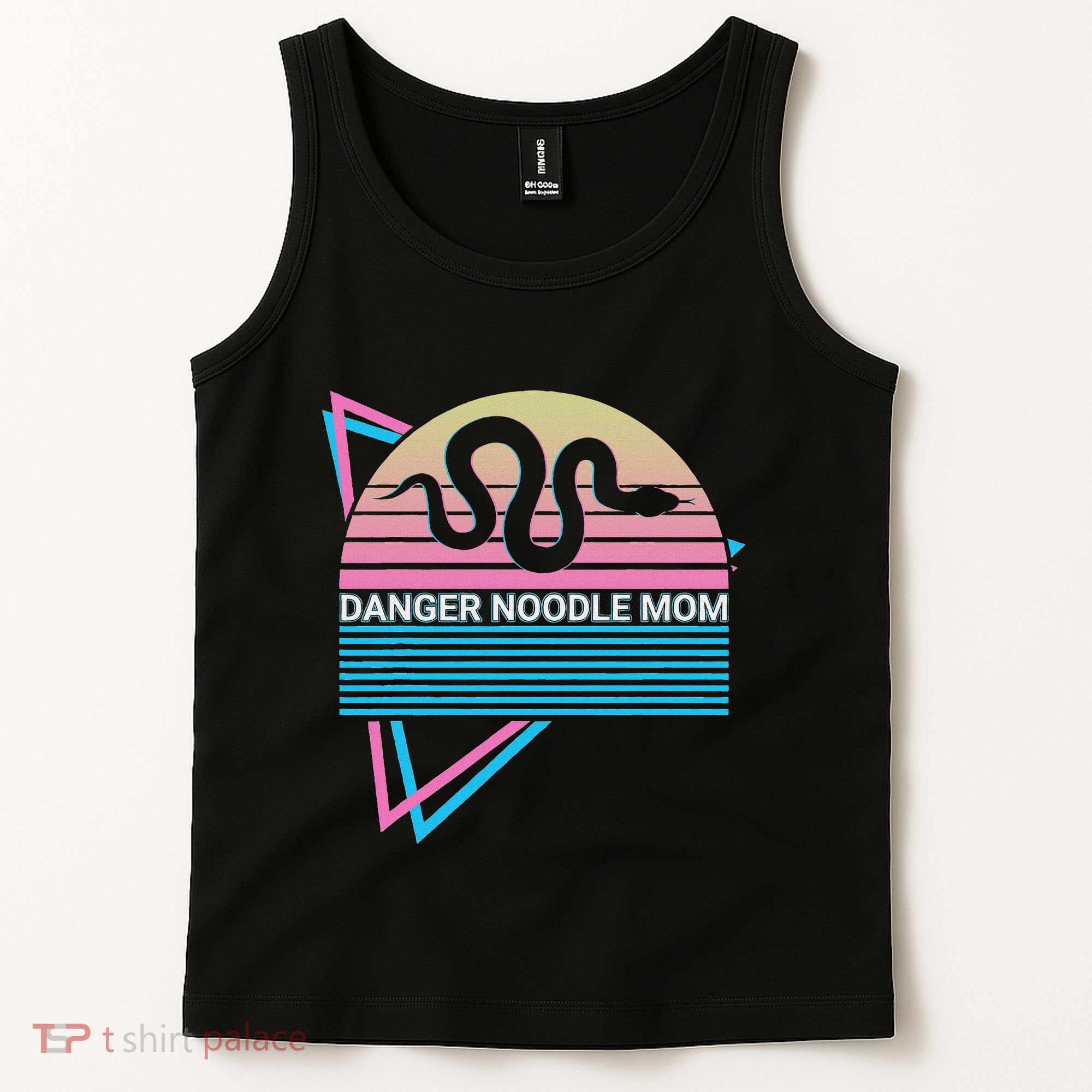 Funny Snake Mom Meme Danger Noodle Mom Tank Top