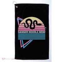 Funny Snake Mom Meme Danger Noodle Mom Golf Towel thumb 0