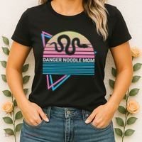 Funny Snake Mom Meme Danger Noodle Mom Women's T-Shirt thumb 2