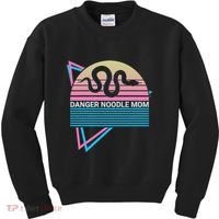 Funny Snake Mom Meme Danger Noodle Mom Kids Sweatshirt thumb 0