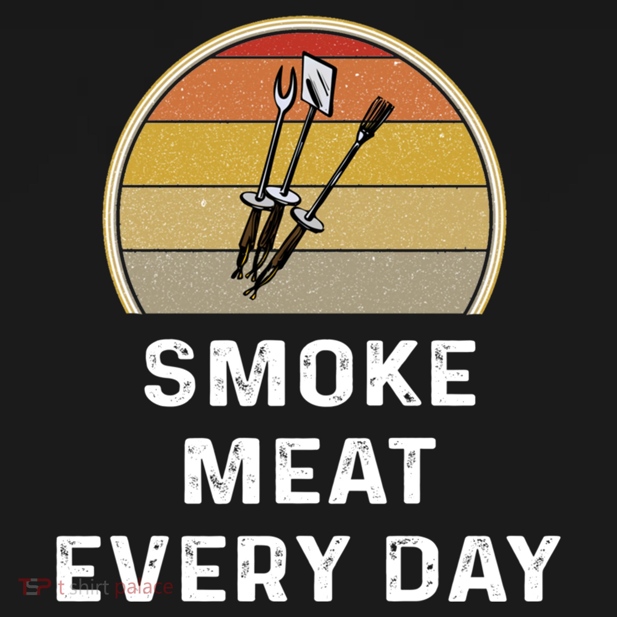 Funny Smoke Meat Every Day Brisket Smoking Grilling Meaningful Gift Great Gift Women's Hoodie
