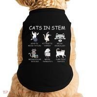 Funny Science Meme Cats In Stem Scientist Nerd Cat Lover Doggie Tank thumb 0
