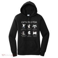 Funny Science Meme Cats In Stem Scientist Nerd Cat Lover Women's Hoodie thumb 0