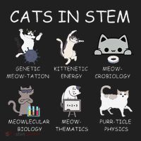 Funny Science Meme Cats In Stem Scientist Nerd Cat Lover Tumbler thumb 3