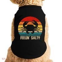 Feelin Salty Maryland Crab Sunset Graphic Doggie Tank thumb 0