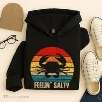 Feelin Salty Maryland Crab Sunset Graphic Hoodie thumb 4