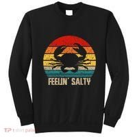 Feelin Salty Maryland Crab Sunset Graphic Sweatshirt thumb 0