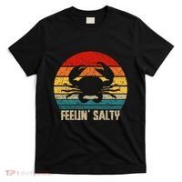 Feelin Salty Maryland Crab Sunset Graphic T-Shirt thumb 0