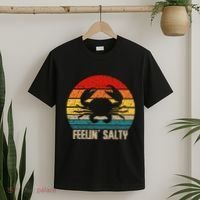 Feelin Salty Maryland Crab Sunset Graphic T-Shirt thumb 2