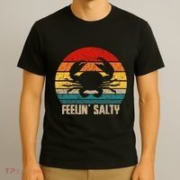 Feelin Salty Maryland Crab Sunset Graphic T-Shirt thumb 3