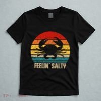 Feelin Salty Maryland Crab Sunset Graphic T-Shirt thumb 5