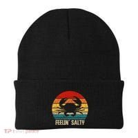Feelin Salty Maryland Crab Sunset Graphic Beanie thumb 0