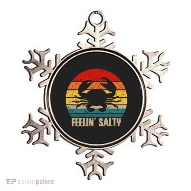 Feelin Salty Maryland Crab Sunset Graphic Ornament