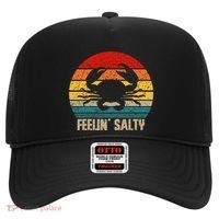 Feelin Salty Maryland Crab Sunset Graphic Hat thumb 0