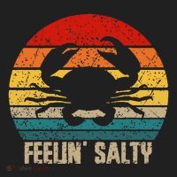 Feelin Salty Maryland Crab Sunset Graphic Hat thumb 2
