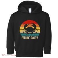 Feelin Salty Maryland Crab Sunset Graphic Toddler Hoodie thumb 0