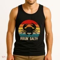 Feelin Salty Maryland Crab Sunset Graphic Tank Top thumb 3