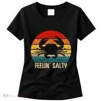 Feelin Salty Maryland Crab Sunset Graphic Women's T-Shirt thumb 0