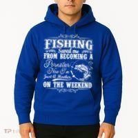 Fishing Saved Me From Becoming A Pornstar Gift Hoodie thumb 2