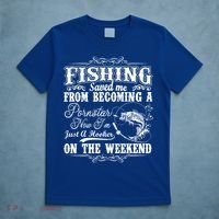 Fishing Saved Me From Becoming A Pornstar Gift T-Shirt thumb 5