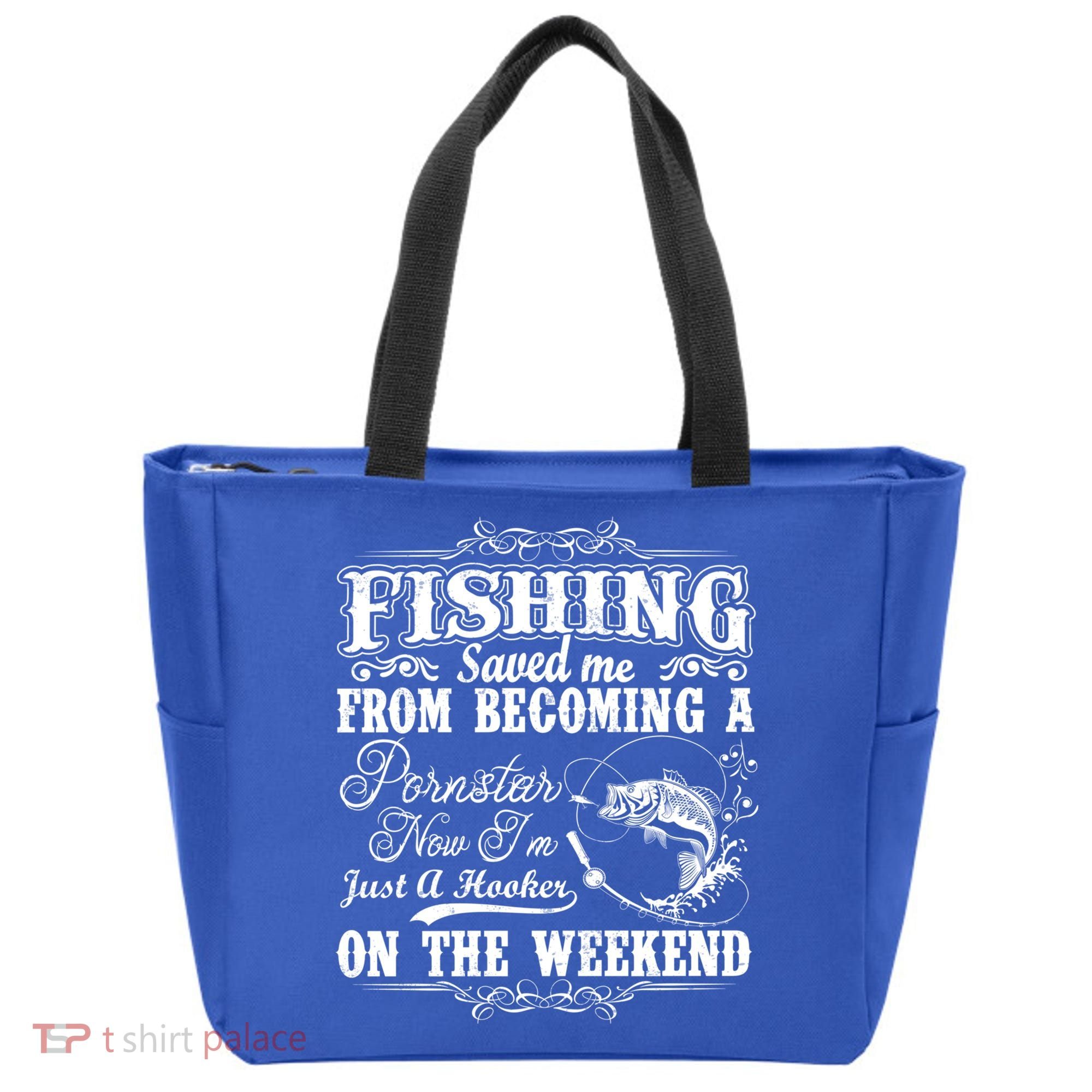 Fishing Saved Me From Becoming A Pornstar Gift Tote Bag