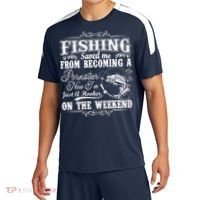 Fishing Saved Me From Becoming A Pornstar Gift Sport-Tek Competitor United Soccer Jersey thumb 0