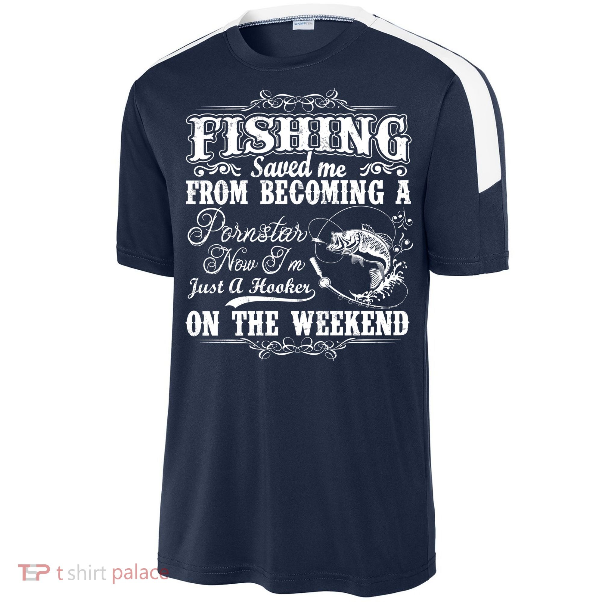 Fishing Saved Me From Becoming A Pornstar Gift Sport-Tek Competitor United Soccer Jersey
