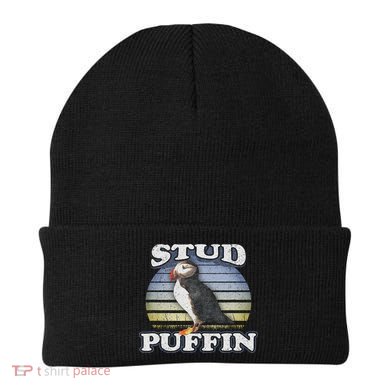 Funny Stud Muffin Vintage Retro Style Stud Puffin Beanie