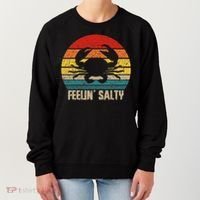 Feelin Salty Maryland Crab Sunset Graphic Women's Sweatshirt thumb 0