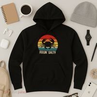 Feelin Salty Maryland Crab Sunset Graphic Hoodie thumb 3