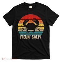 Feelin Salty Maryland Crab Sunset Graphic T-Shirt thumb 0