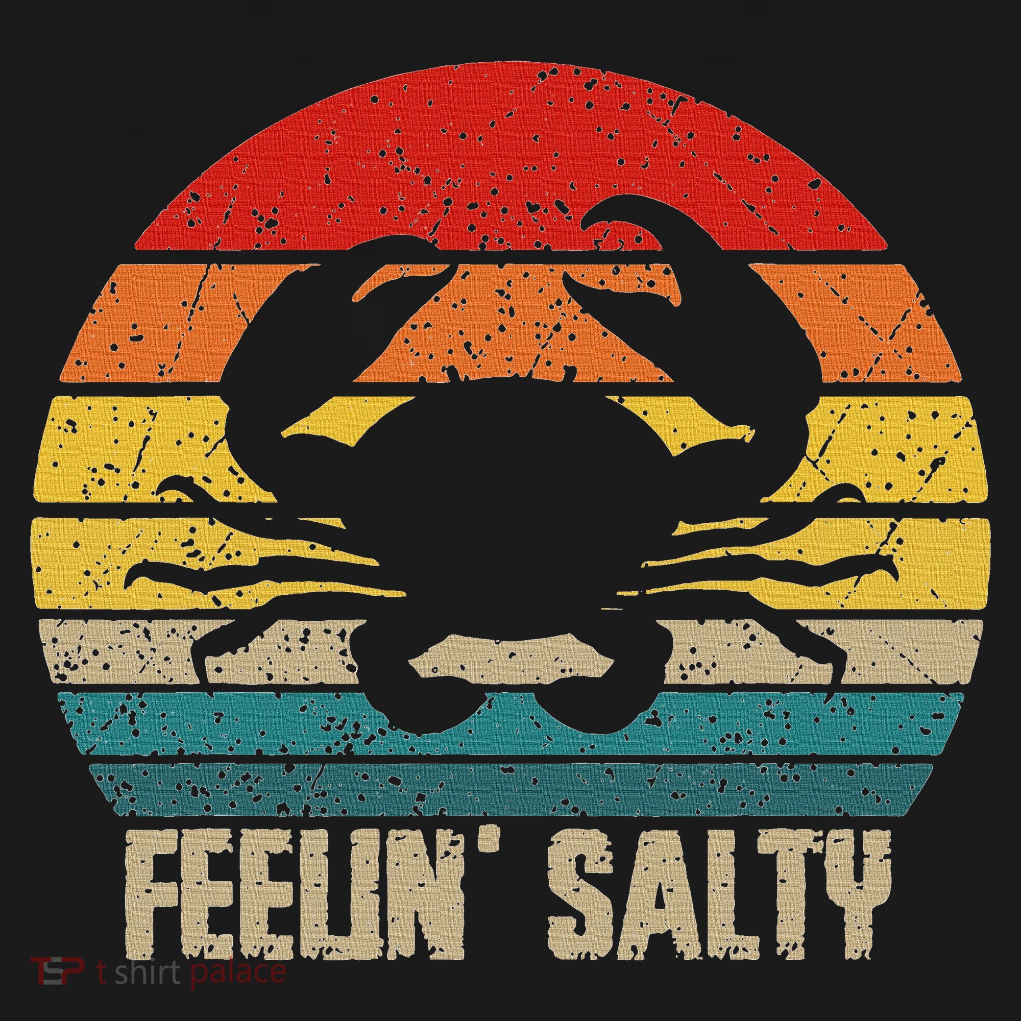 Feelin Salty Maryland Crab Sunset Graphic Mousepad