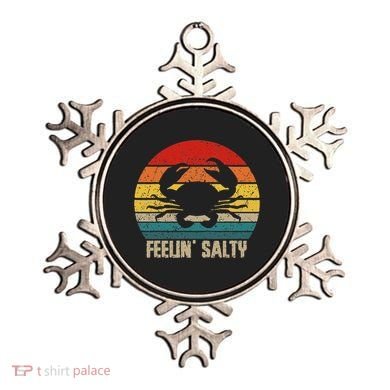 Feelin Salty Maryland Crab Sunset Graphic Ornament